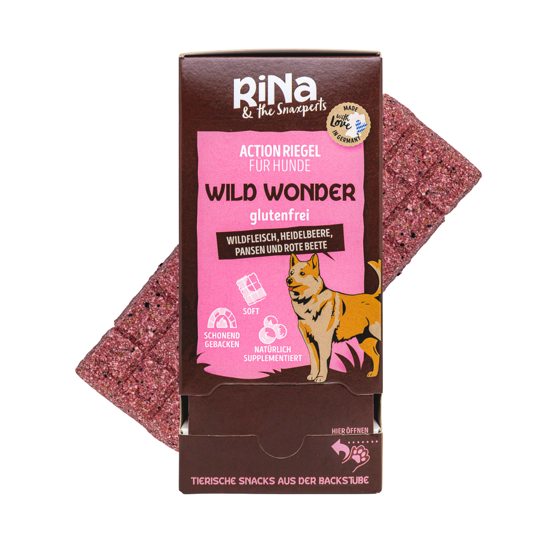 RiNa`s WILD WONDER - Wildfleisch - 10er Gourmet-Riegelbox 300g