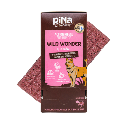 RiNa`s WILD WONDER - Wildfleisch - 10er Gourmet-Riegelbox 300g