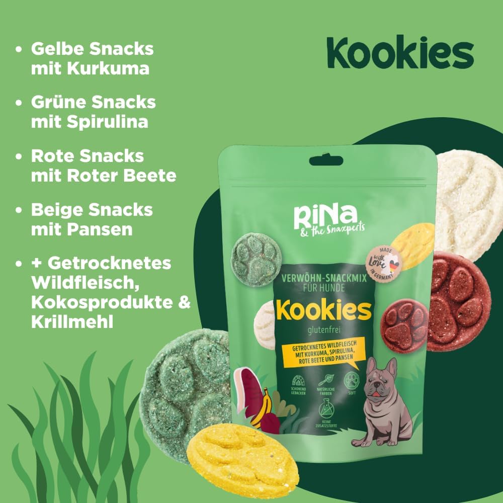 RiNa`s Gourmet-Snacks für Hunde - 4in1 Probierpaket 960g