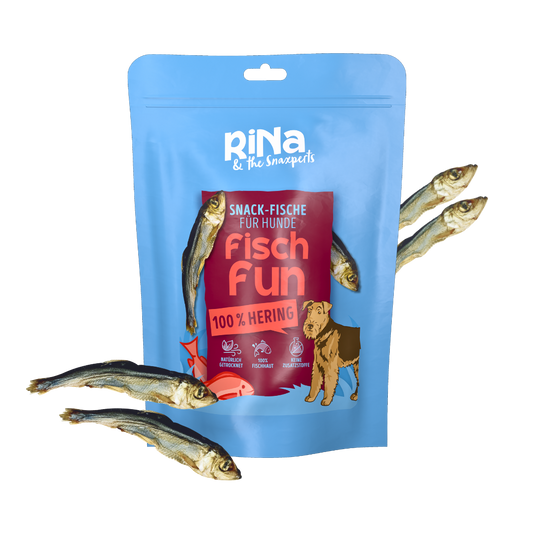RiNa`s Hering - Natürlicher Fischsnack für Hunde 110g