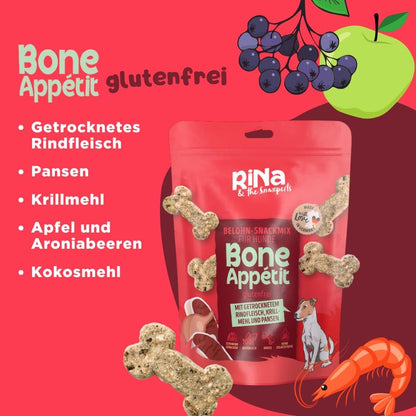 RiNa`s Gourmet-Snacks für Hunde - 4in1 Probierpaket 960g