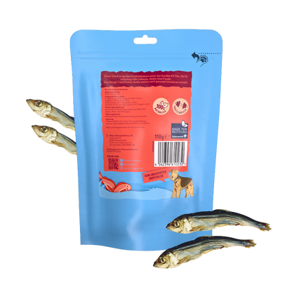 RiNa`s Hering - Natürlicher Fischsnack für Hunde 110g