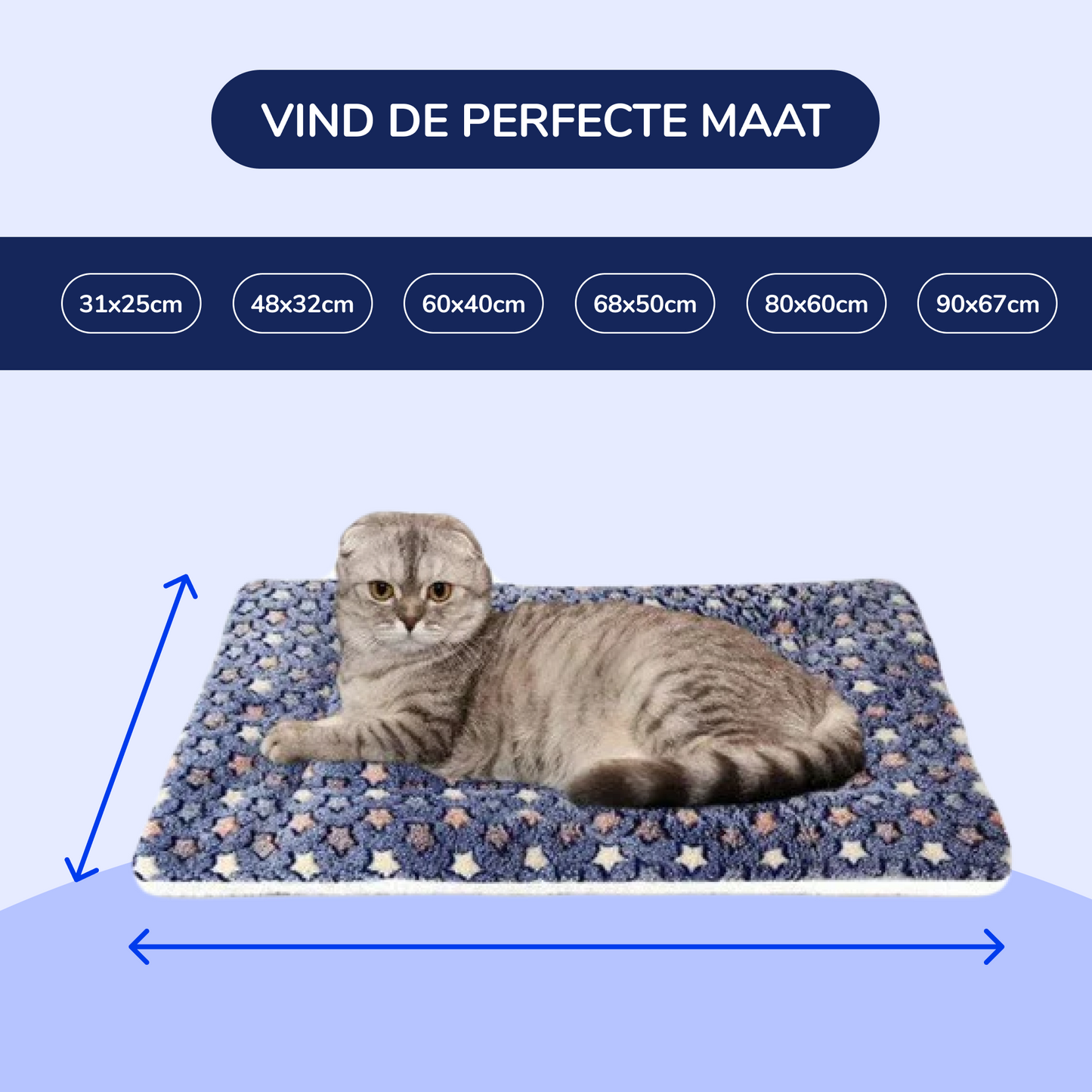 Kuschelige beruhigende Katzen-Decke