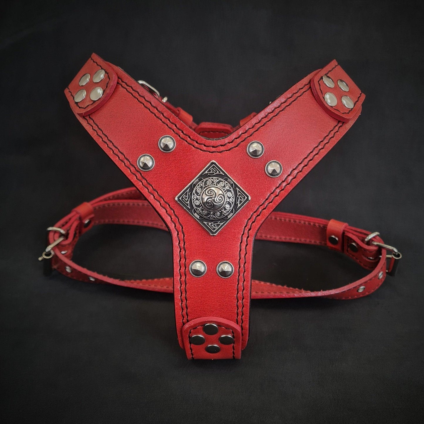 The ''Eros'' harness red Small to Medium Size